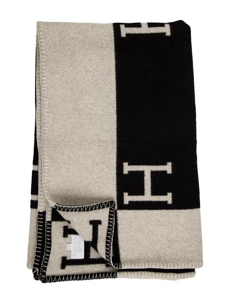 hermes blanket black and white|hermes throw blanket etsy.